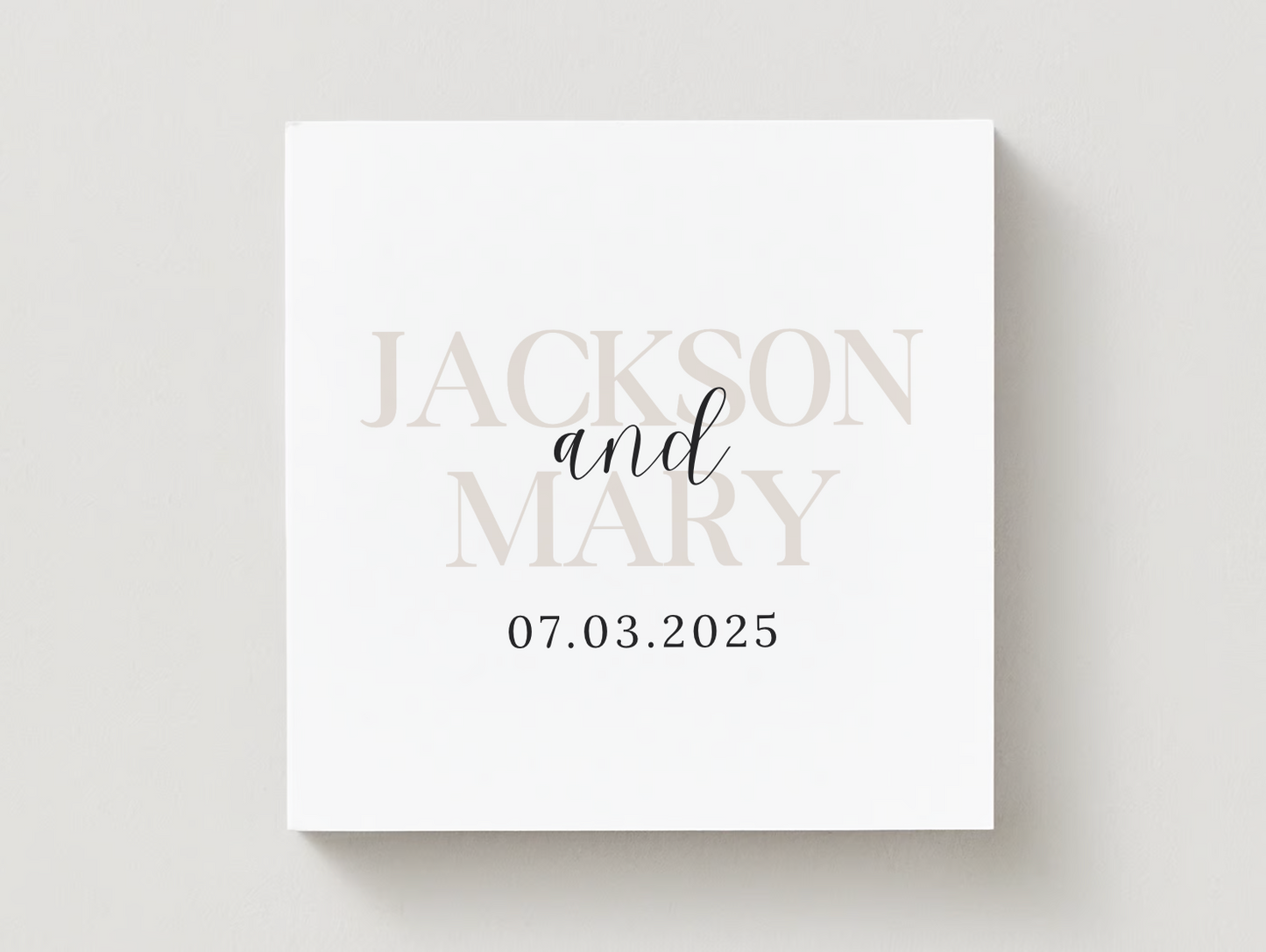 Square RSVP Card (Double-Sided)