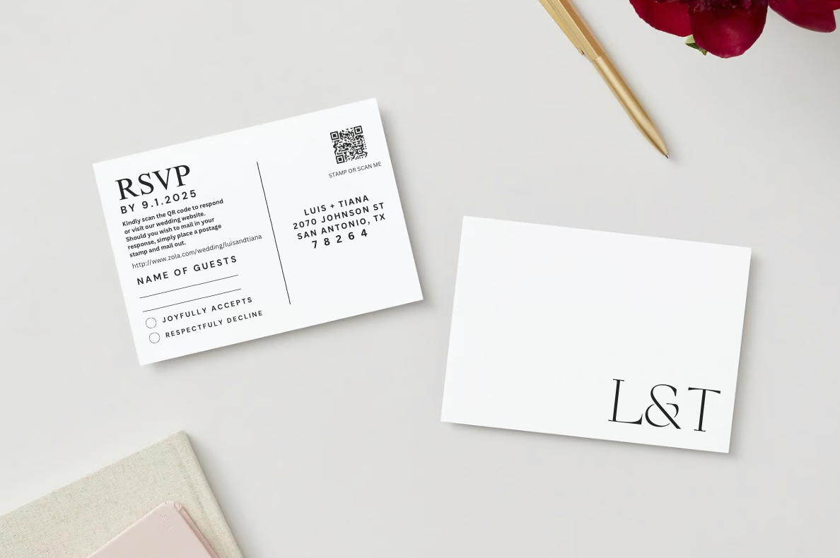 Minimalist RSVP Card