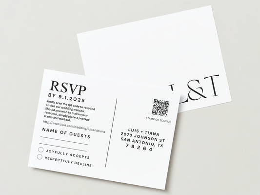 Minimalist RSVP Card