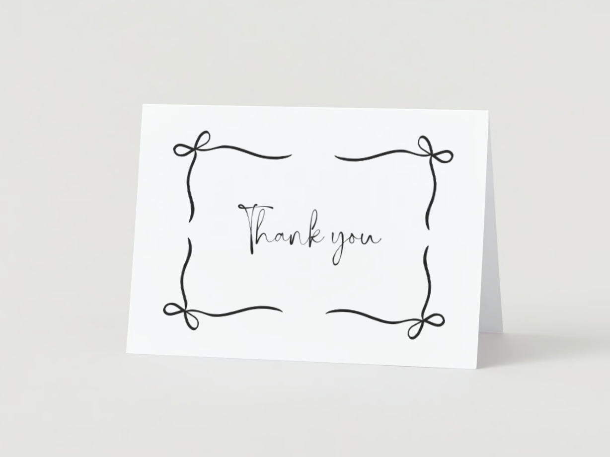 Simple Thank You Card