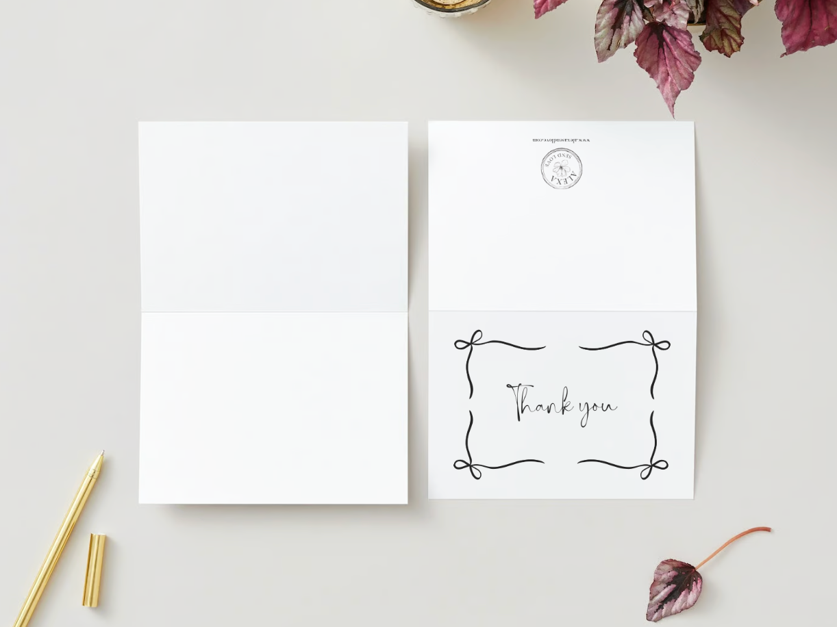 Simple Thank You Card